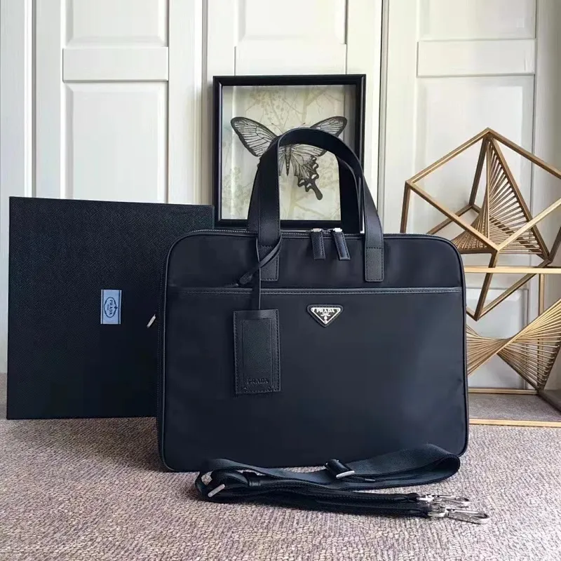 All categories 💚 Top version men’s bag 💚 PRADA 2023 official latest version PRADA briefcase