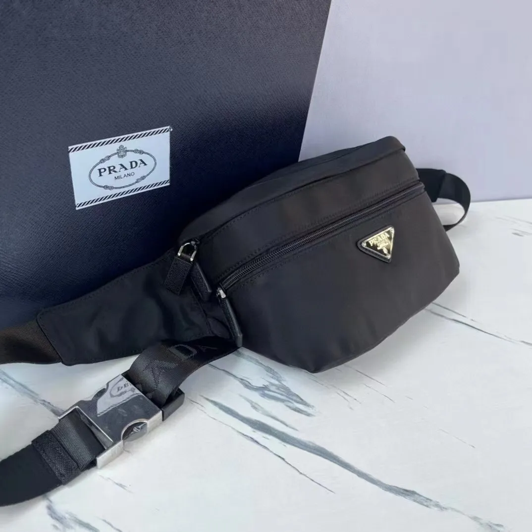 All Categories 💚 Top Version Men’s Bags 💚 PRADA 2023 Official Latest Version PRADA Belt Bag