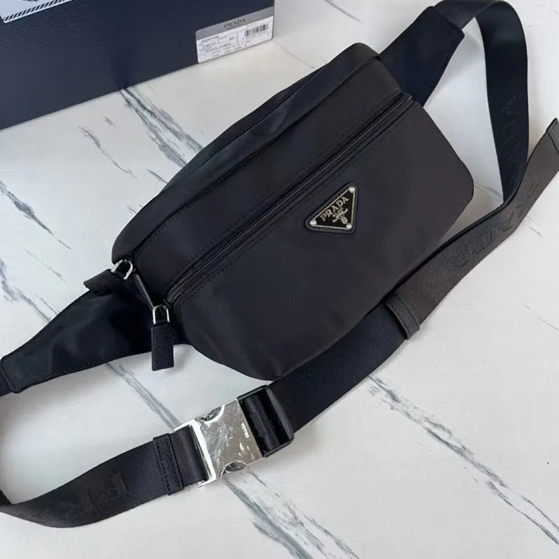All Categories 💚 Top Version Men’s Bags 💚 PRADA 2023 Official Latest Version PRADA Belt Bag