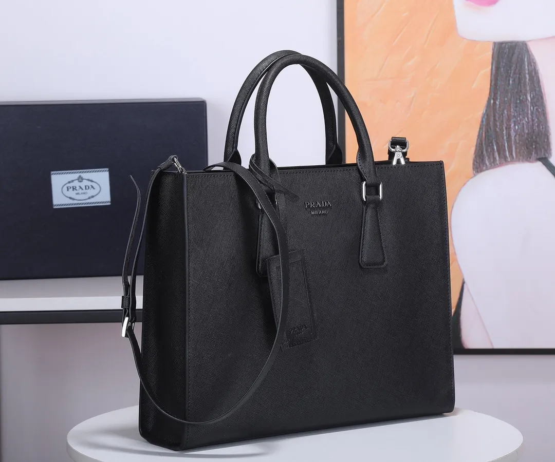 All categories 💚 Top version men’s bag 💚 PRADA 2023 official latest version PRADA briefcase