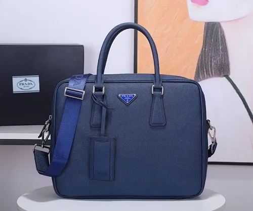 All categories 💚 Top version men’s bag 💚 PRADA 2023 official latest version PRADA briefcase