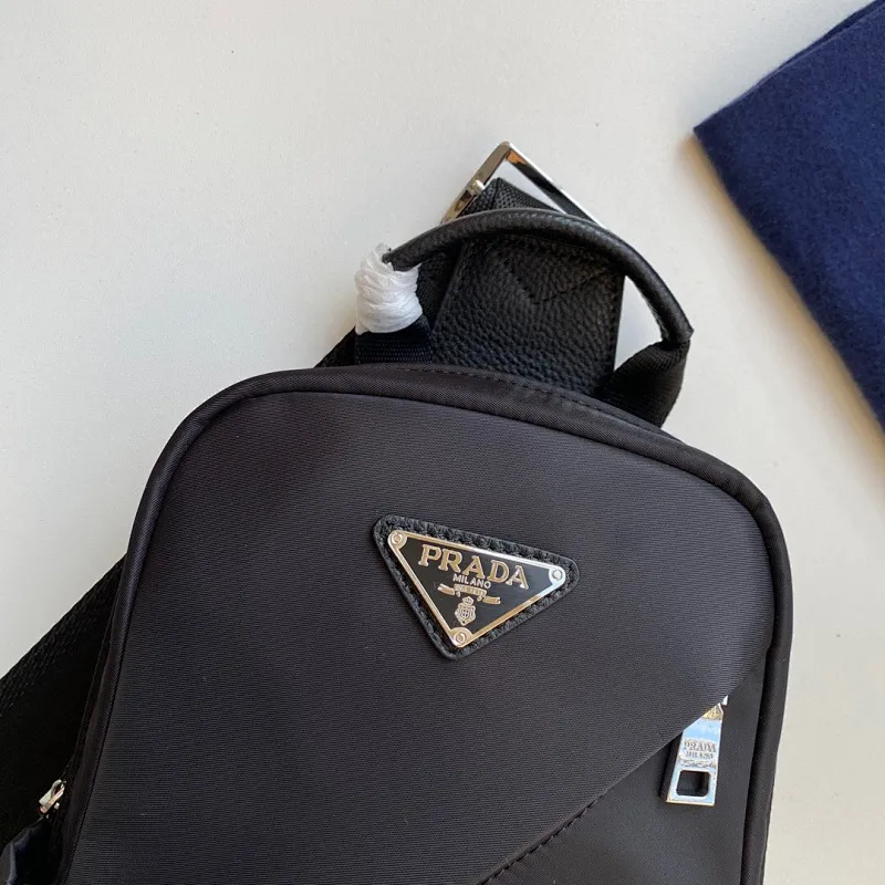 All Categories 💚 Top Version Men’s Bags 💚 PRADA 2024 New Prada Chest Bag