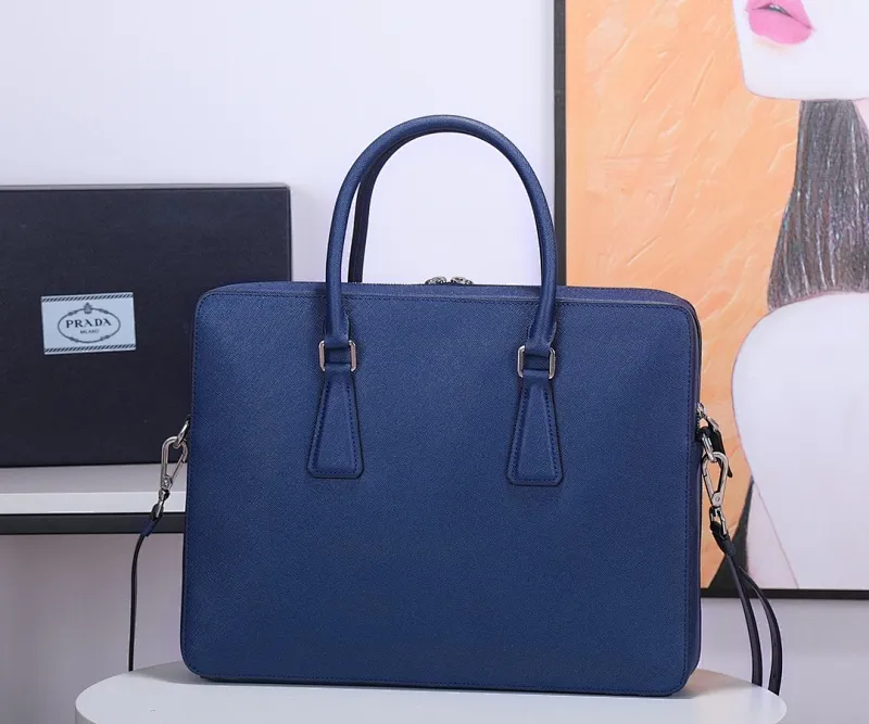 All categories 💚 Top version men’s bag 💚 PRADA 2023 official latest version PRADA briefcase