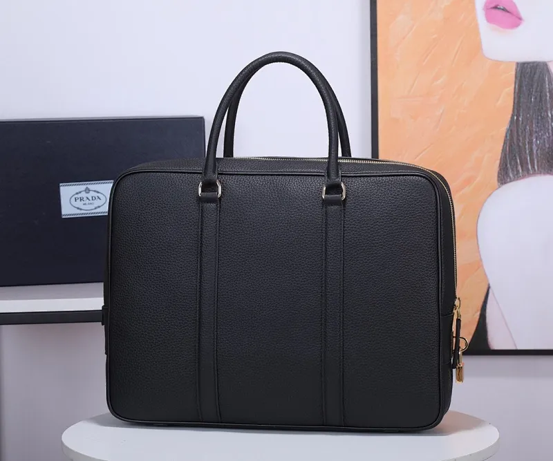 All categories 💚 Top version men’s bag 💚 PRADA 2023 official latest version PRADA briefcase