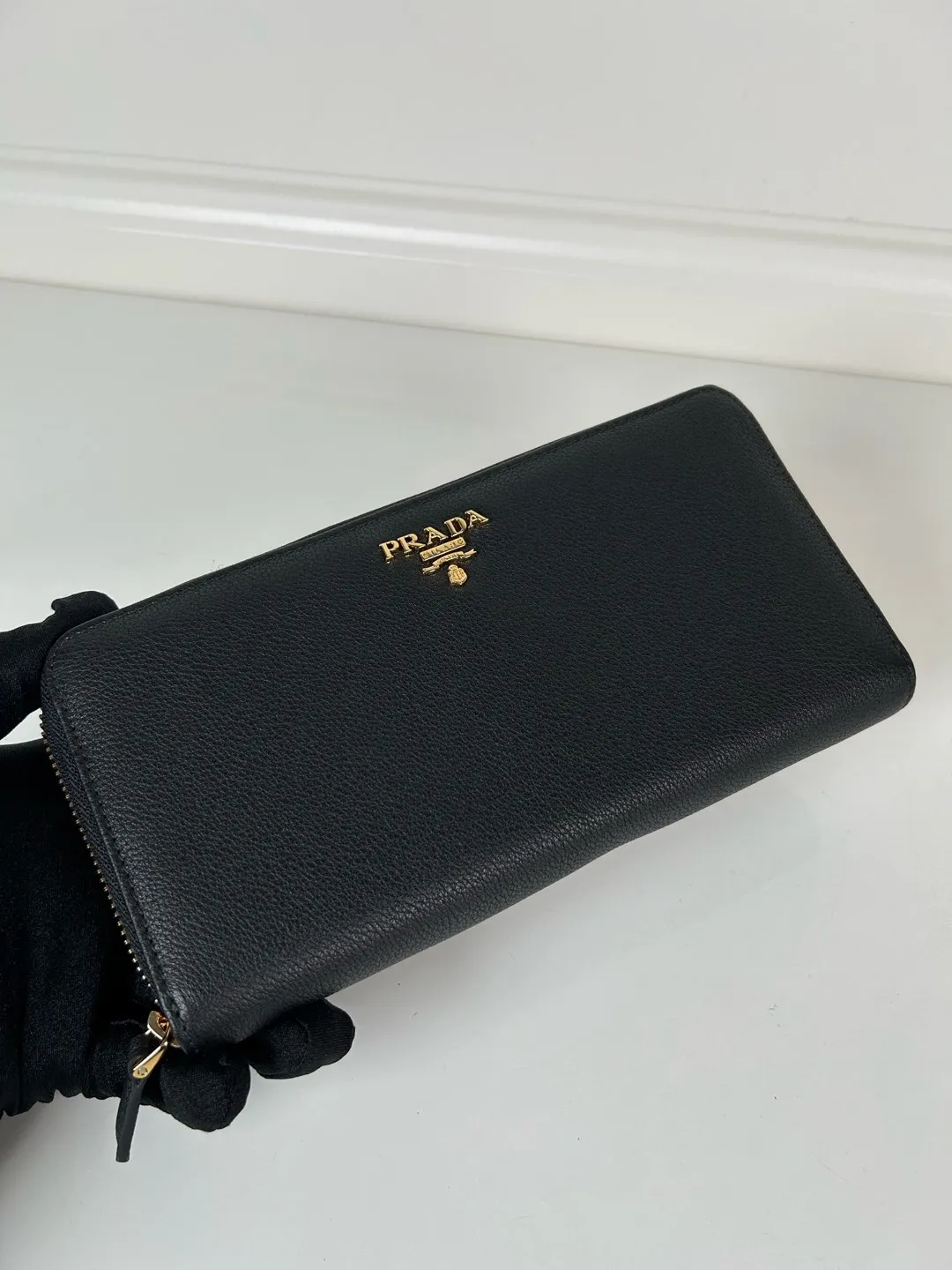 💰600, P Home➡️Deer grain leather single zipper wallet, model 1ML506, unisex style, imported deer grain leather➕original hardware production, 175 OEM, 20x10.3cm