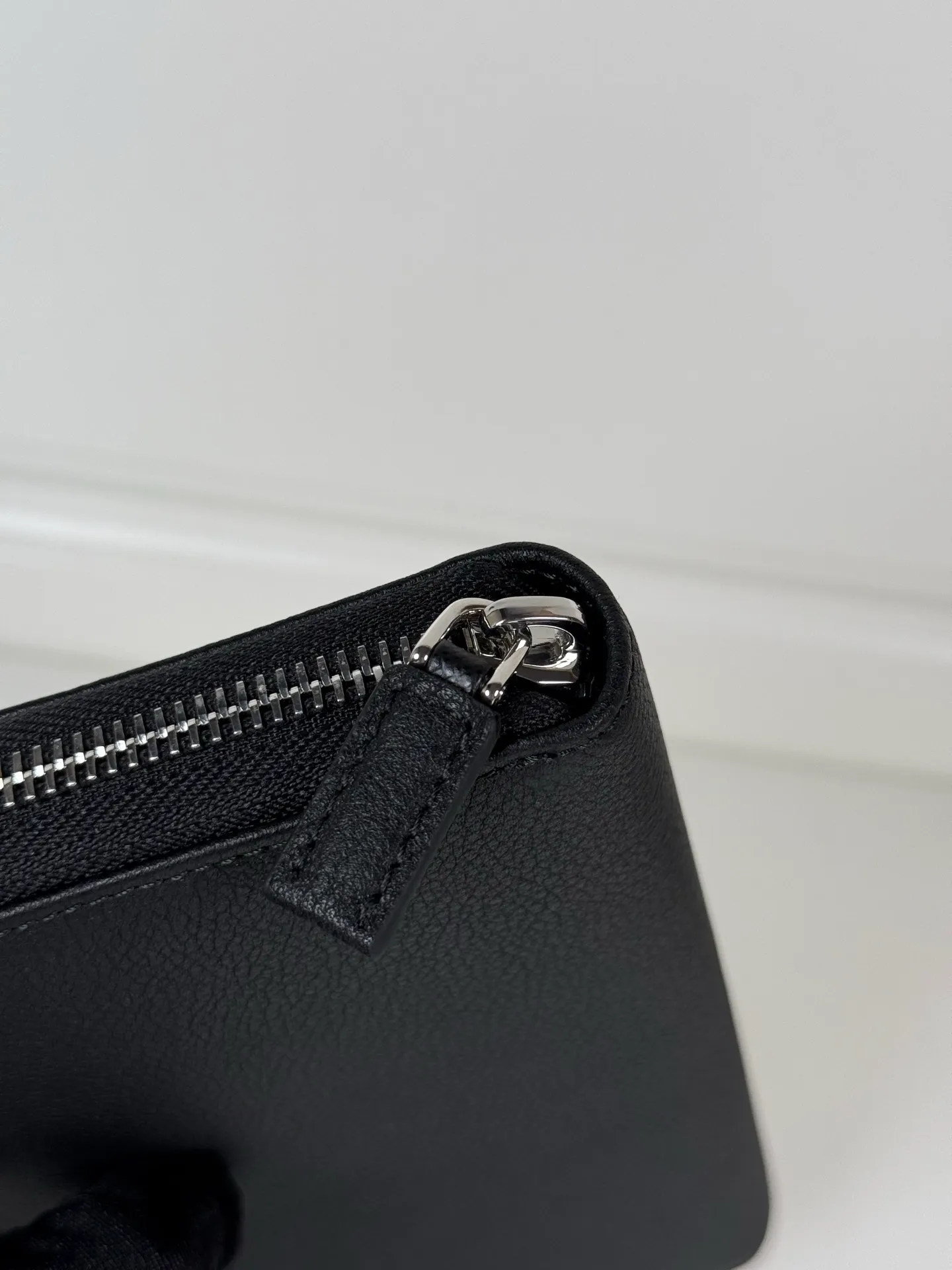 💰600, P Home➡️Men's deerskin leather wallet, gray deerskin, model 2M1317, yuan quality, made of deerskin leather, size 20cm×10.3cm