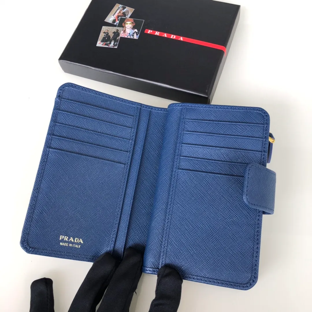 💰520, P Home ➡️Women's cross-pattern short clip, single quality, model 1M1225, ten card slots, two ID pockets, a zippered zero 💰 pocket sandwich, size 14x9.5cm