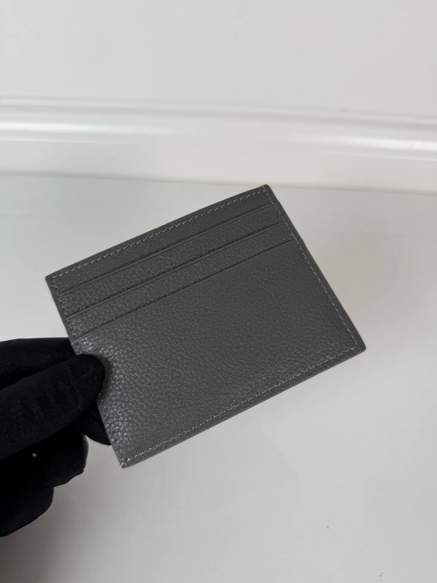 💰300, P Home➡️Men’s upgraded deerskin card holder, gray, model 2MC223, best-selling model on behalf of purchase, great gift