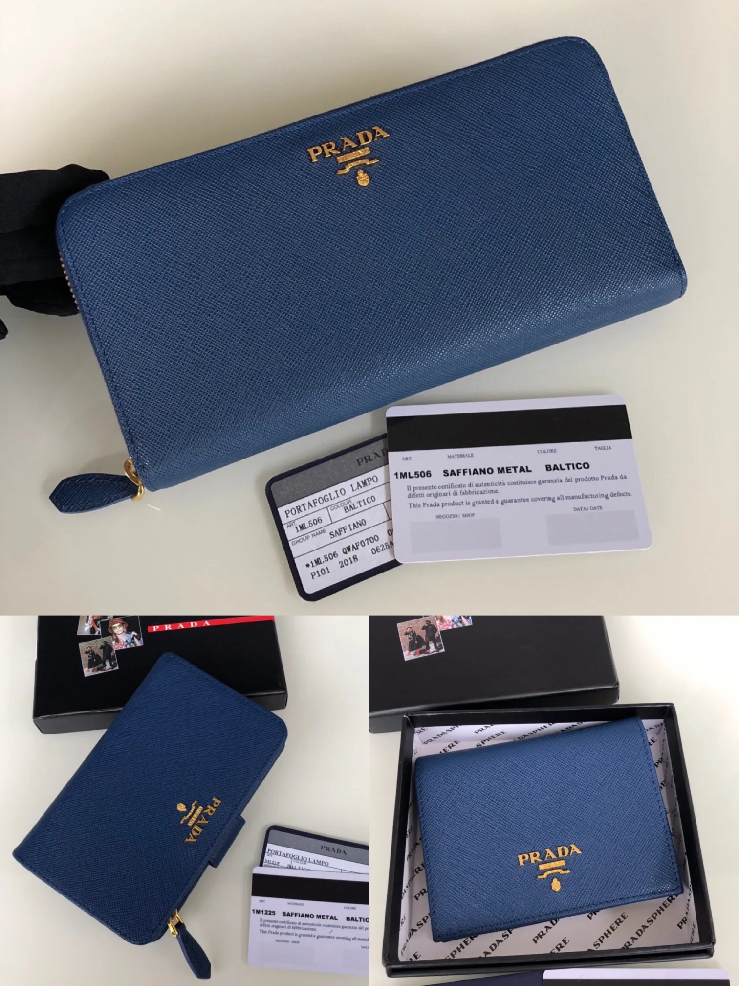 p Home👉🏻Royal blue wallet