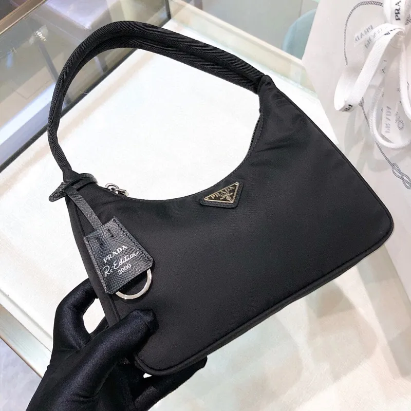 All Categories Official Website "Brand Women's Bags" Women's Bags 💙 PRADA 2022 Official New Prada Underarm Bag Wholesale 58001700 Original Order Quality Size: 22-17-6CM