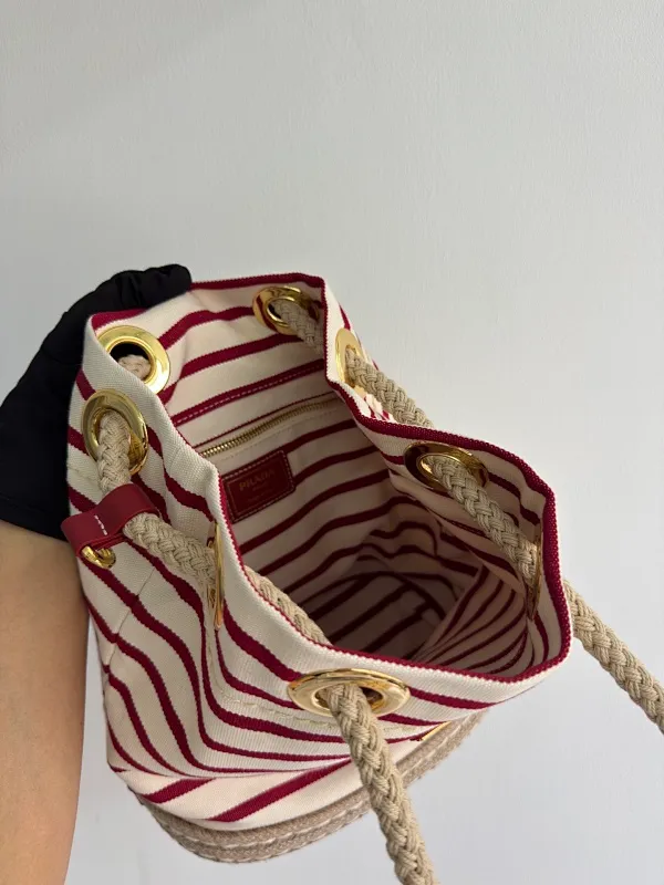 All Categories Official Website "Brand Women's Bags" Women's Bags 💙 PRADA 2025 New Prada Bucket Bag