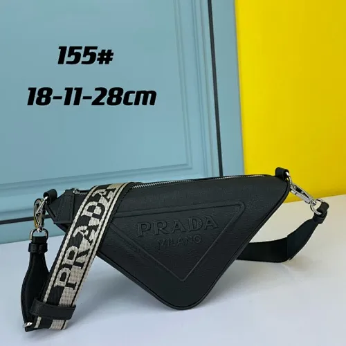 All Categories Official Website "Brand Women's Bags" Women's Bags 💙 PRADA 2022 Official New Prada Cross Pattern Triangular Bag Wholesale 58001900 High Quality Size: 18-11-28CM