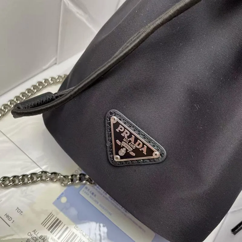 All Categories Official Website "Brand Women's Bags" Women's Bags 💙 PRADA 2025 Counter Latest PRADA Women's Mini Bucket Bag