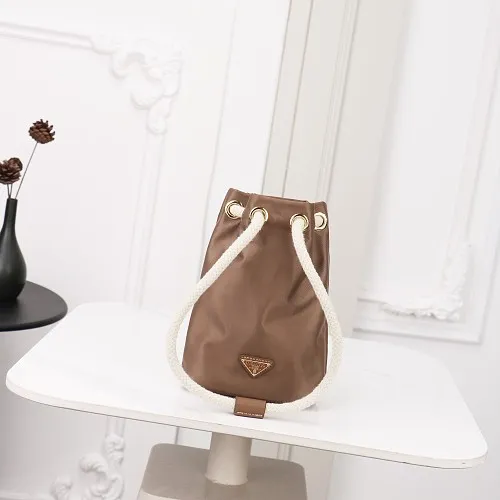 All Categories Official Website "Brand Women's Bags" Women's Bags 💙 PRADA 2026 New Prada Bucket Bag