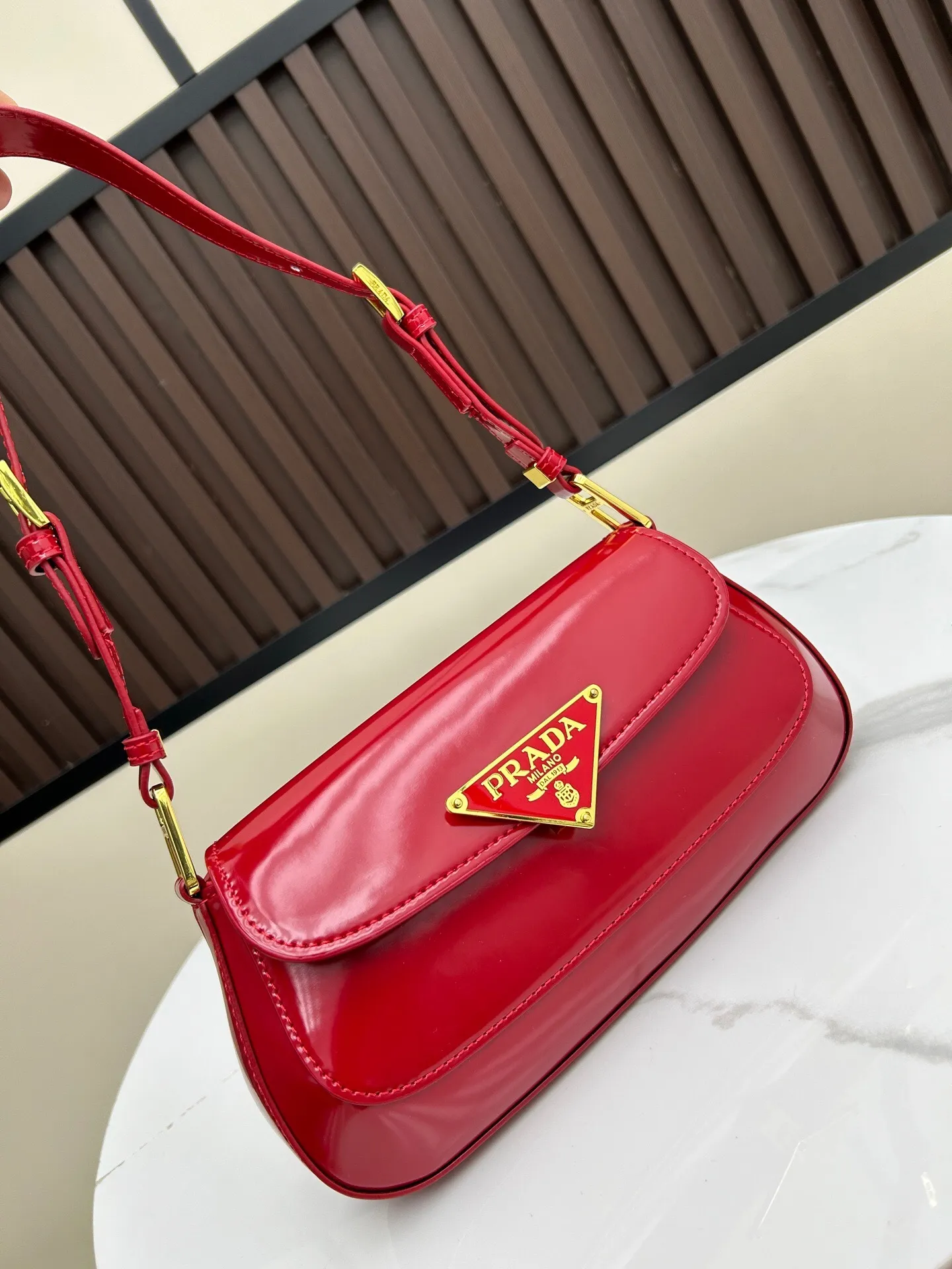 All Categories Official Website "Brand Women's Bags" Women's Bags 💙 PRADA 2025 New PRADA Baguette Underarm Bag