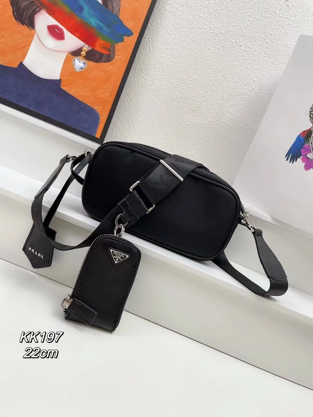 All Categories Official Website "Brand Women's Bags" Women's Bags 💙 PRADA 2024 Latest Prada Crossbody Bag