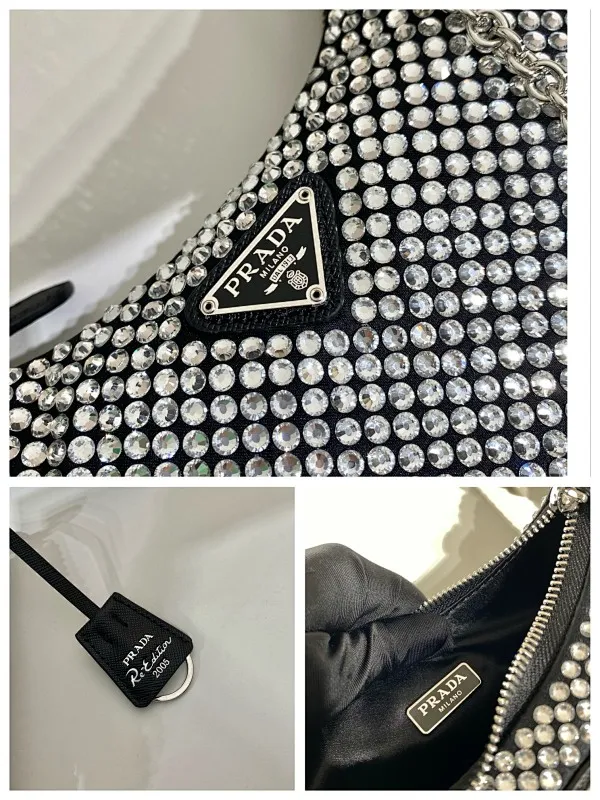 All categories Official website "Brand Women's Bags" Women's Bags 💙 PRADA 2022 official new Prada crossbody bag wholesale Original order quality 58004100 Size: 22-16-6Cm
