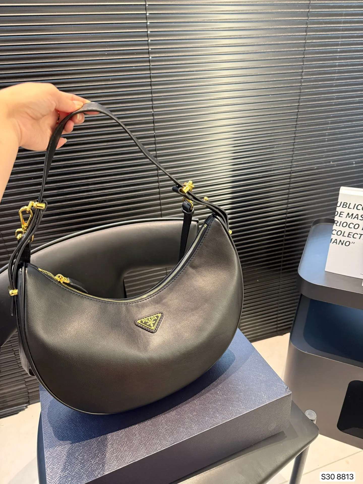 All Categories Official Website "Brand Women's Bags" Women's Bags 💙 PRADA 2025 New Prada Underarm Bag