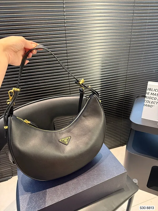 All Categories Official Website "Brand Women's Bags" Women's Bags 💙 PRADA 2025 New Prada Underarm Bag