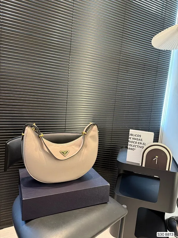 All Categories Official Website "Brand Women's Bags" Women's Bags 💙 PRADA 2025 New Prada Underarm Bag