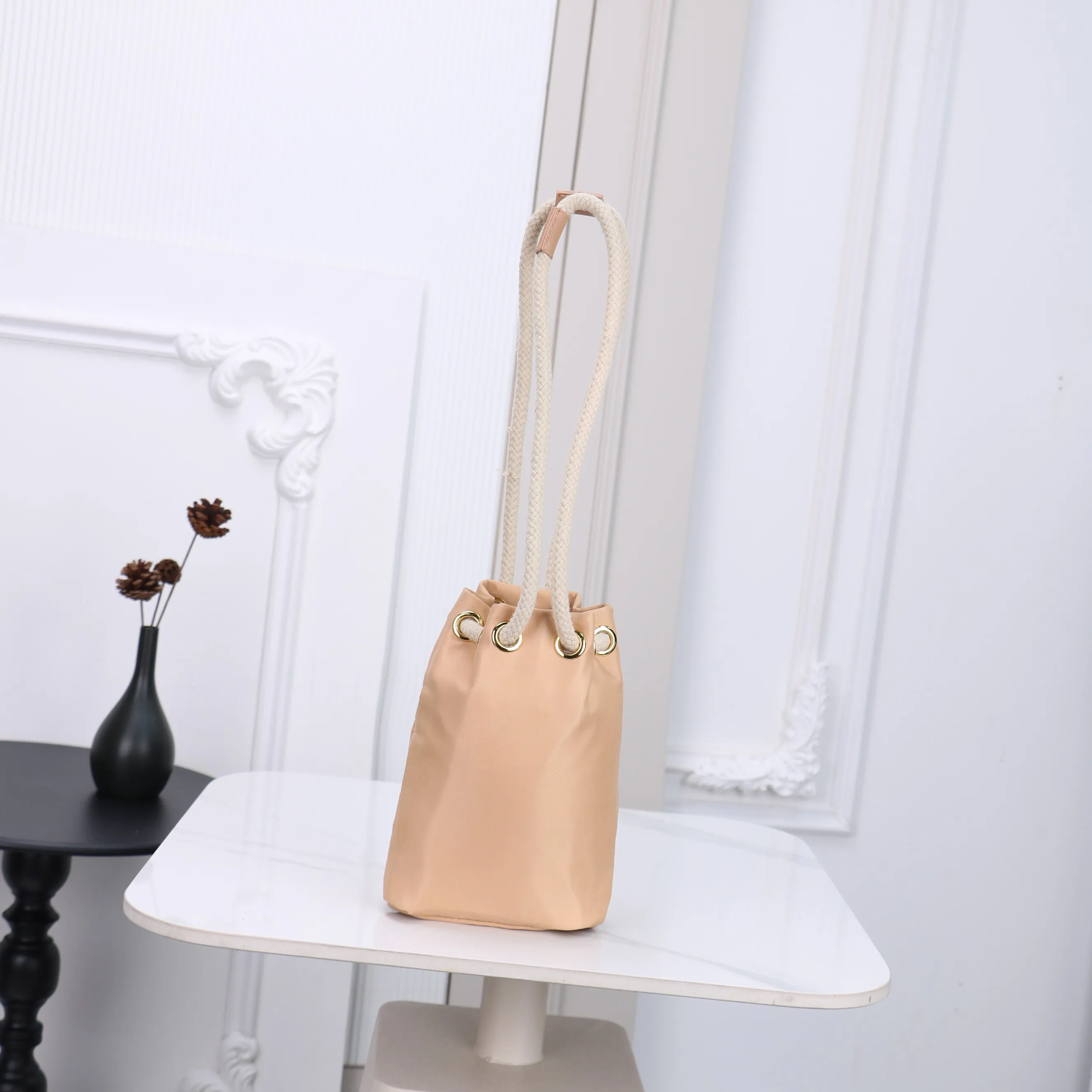 All Categories Official Website "Brand Women's Bags" Women's Bags 💙 PRADA 2026 New Prada Bucket Bag
