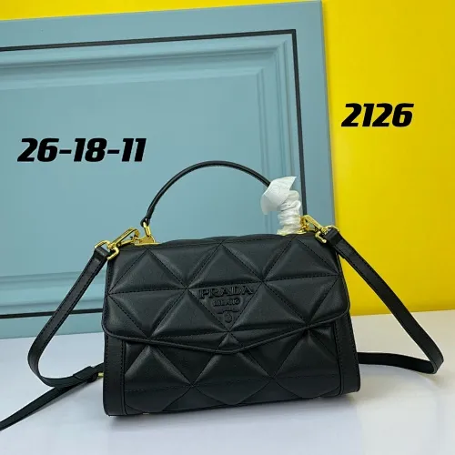 All categories Official website "Brand Women's Bags" Women's Bags 💙 PRADA 2022 official new Prada crossbody bag wholesale 58002900 Original order quality Size: 26-18-11CM