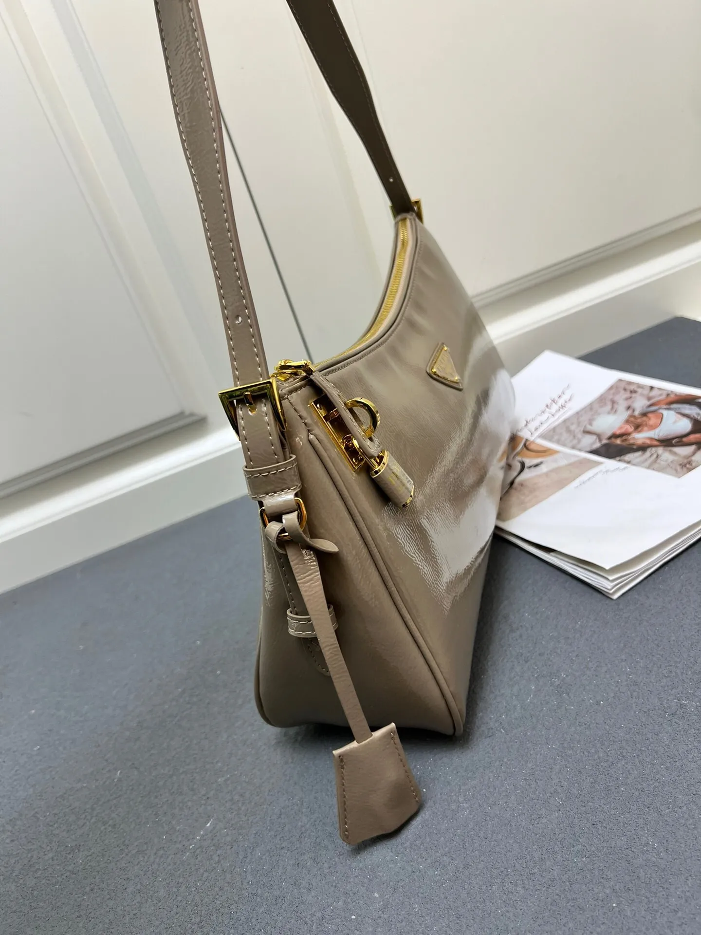 All Categories Official Website "Brand Women's Bags" Women's Bags 💙 PRADA 2025 New Prada Underarm Bag