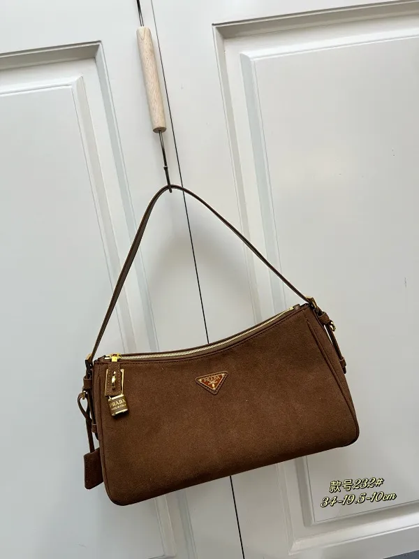 All Categories Official Website "Brand Women's Bags" Women's Bags 💙 PRADA 2025 New Prada Underarm Bag