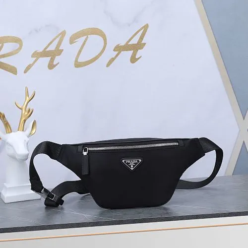 All categories Official website "Brand Women's Bags" Women's Bags 💙 PRADA 2022 official new Prada chest bag wholesale 58002500 Original order quality Size: 33-24-13CM