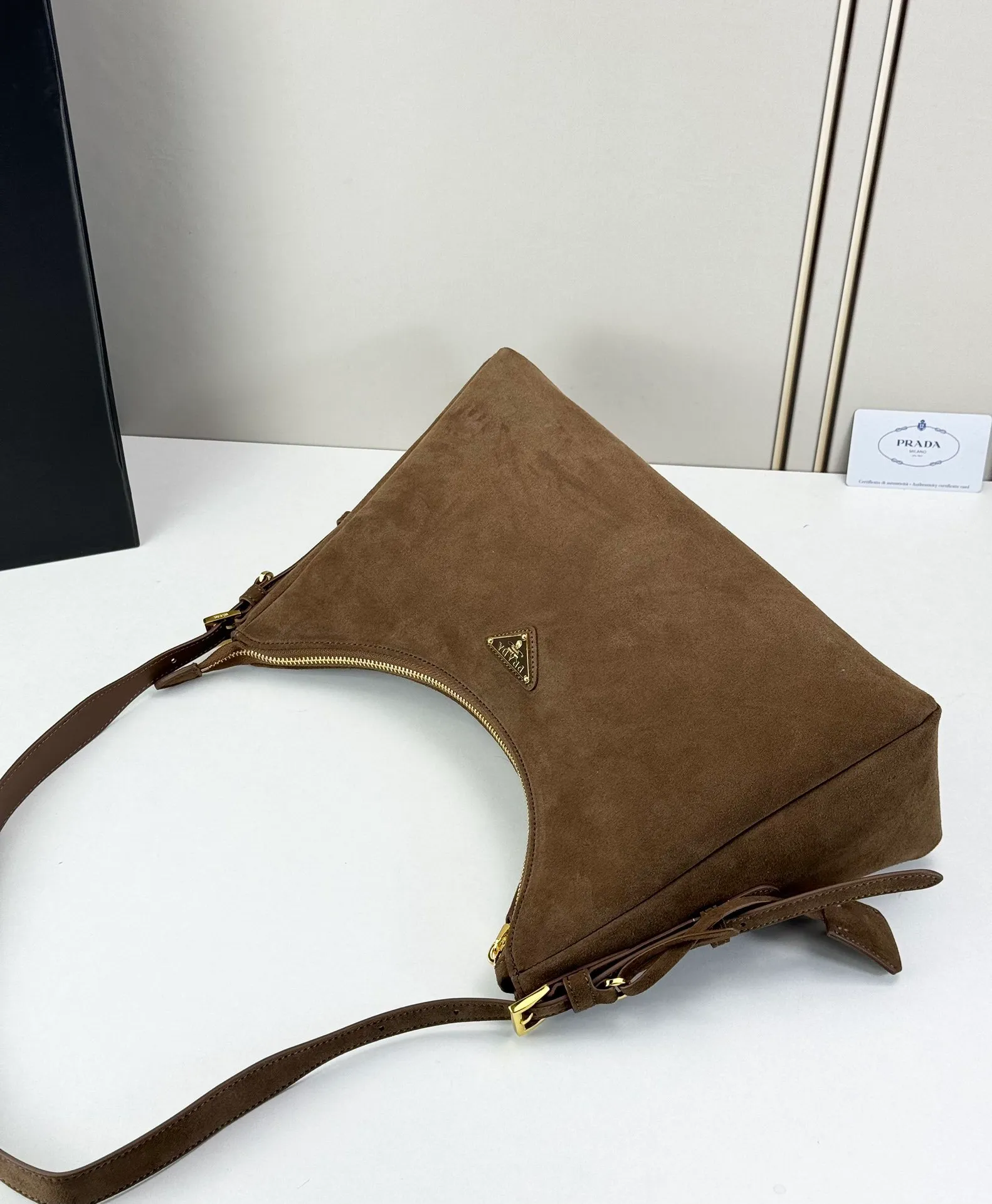 All Categories Official Website "Brand Women's Bags" Women's Bags 💙 PRADA 2025 New Prada Underarm Bag