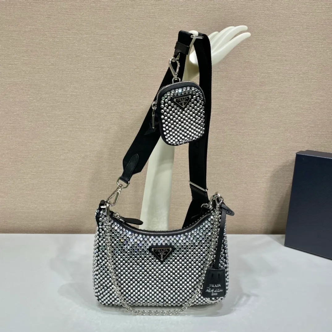 All categories Official website "Brand Women's Bags" Women's Bags 💙 PRADA 2022 official new Prada crossbody bag wholesale 58003900 Original order quality Size: 22-16-6CM