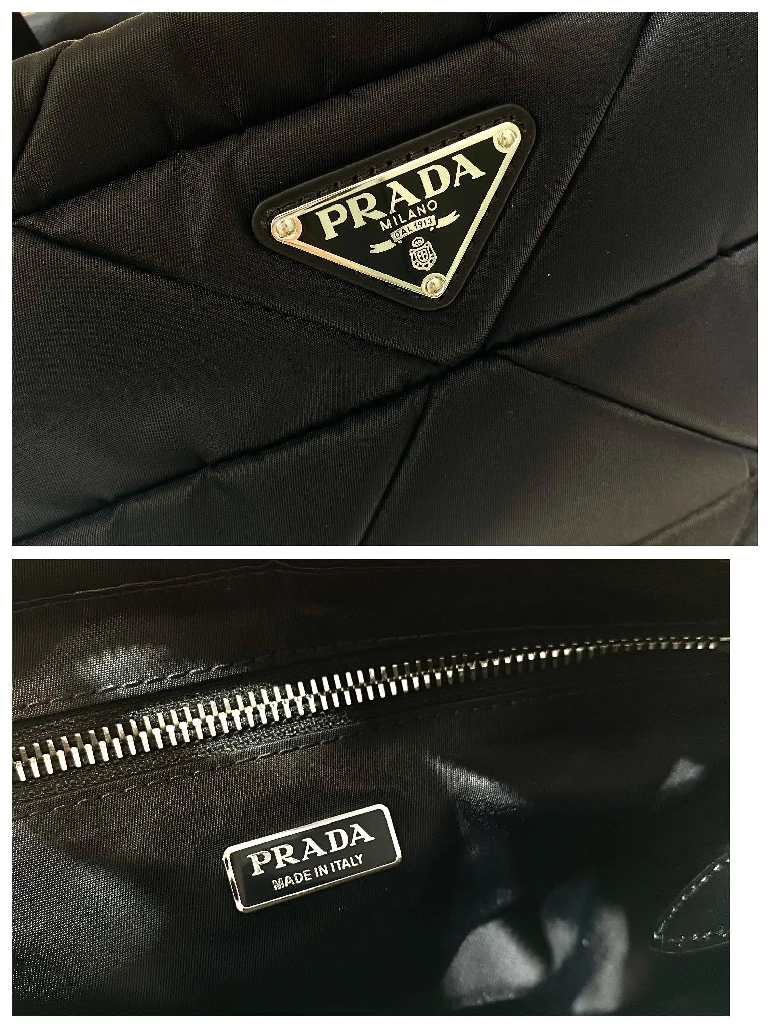 💰1120🎉Tote bag three-in-one🎉1BG380🎉🎉 This System tote bag is equipped with two leather handles. The exquisite patchwork technology creates a triangular pattern, demonstrating the craftsmanship. The detachable woven nylon shoulder strap brings different styles. My favorite is the small bag with shoulder strap😘Lightweight and practical, get it now🎉🎉 Length 25x Height 21.5x Bottom 13cm🎉🎉🎉👏👏👏