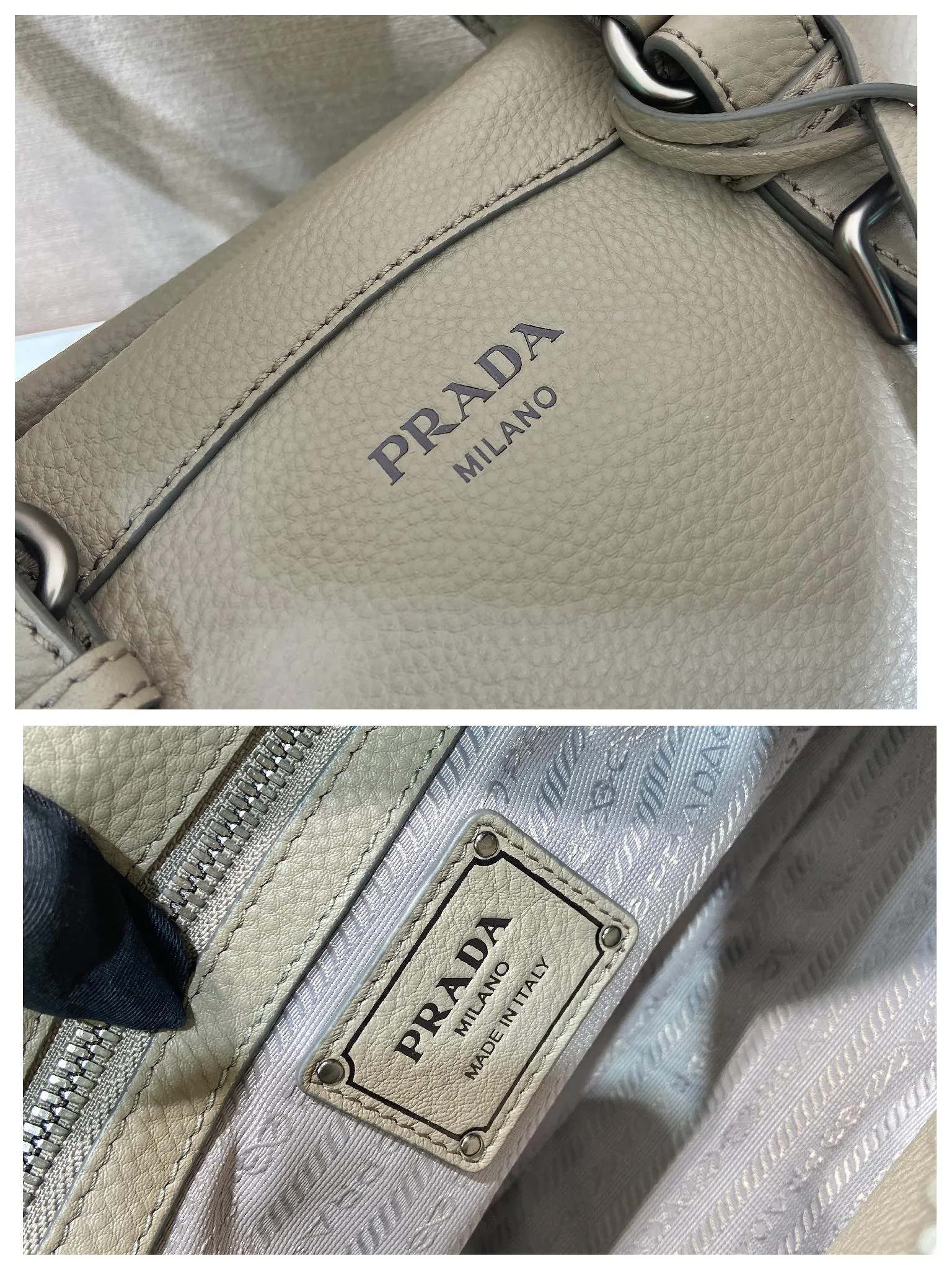 🎉New🎉1BG604🎉🎉 This simple, versatile style is made from richly textured irregular-grain leather and comes with a detachable shoulder strap, allowing the accessory to be worn in different ways. Leather handles, detachable key ring, embossed logo on the front, zipper closure, logo-printed nylon lining, two pockets, one of which is zippered, large capacity and can be carried by hand/crossbody/shoulder. Hurry up and get it, it’s another popular style that will never go out of style🎉🎉 Length 35x Height 22x Bottom 11cm🎉🎉🎉💰💰💰