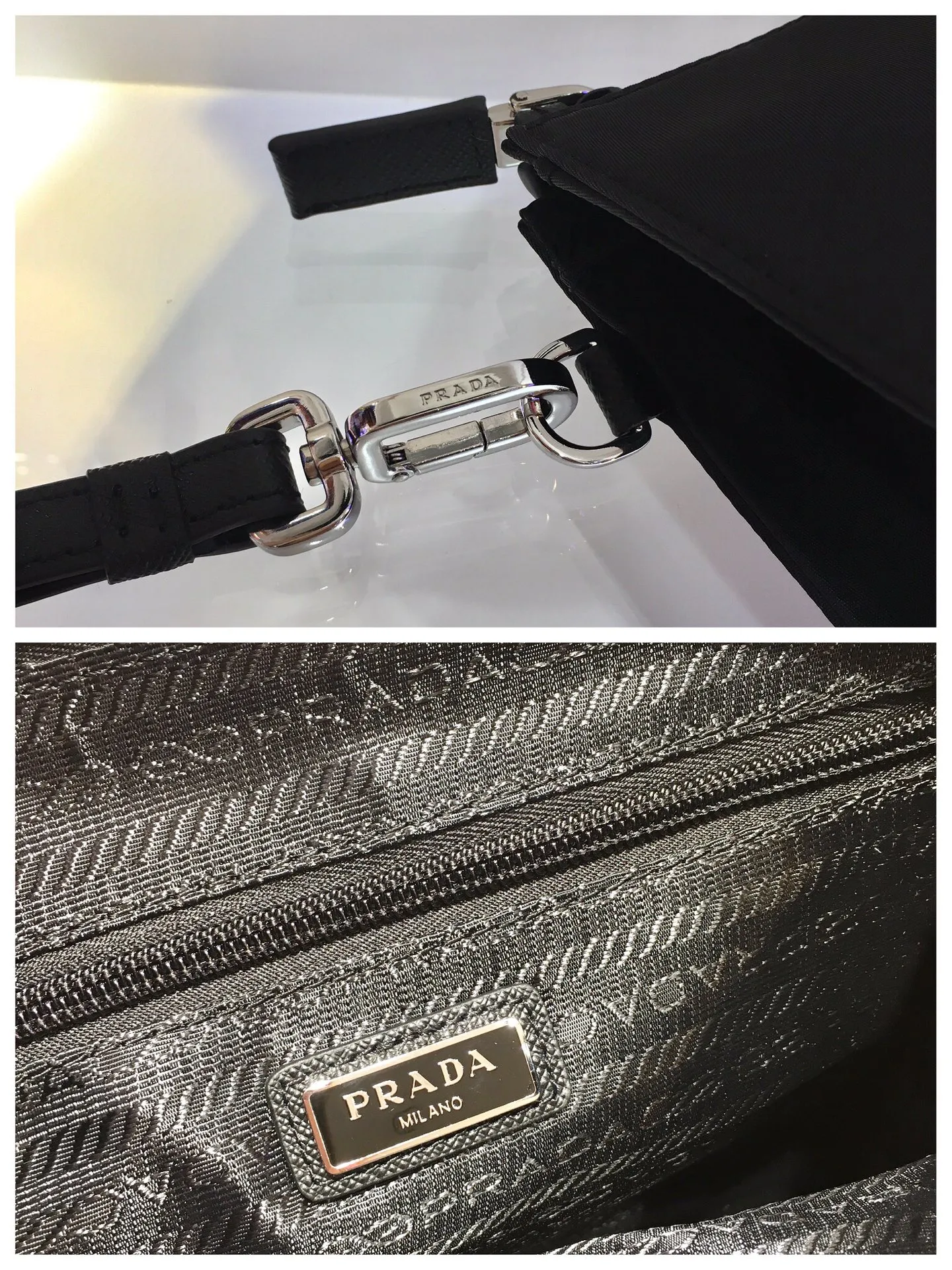 💰700 classic handbag👏👏👏2NE789 fortune boy, made of imported nylon material/cowhide, detachable leather wrist strap, polished steel metal accessories👏👏👏165 OEM code, light and fashionable🤗🤗🤗, length 24x height 17 bottom 6.5cm,