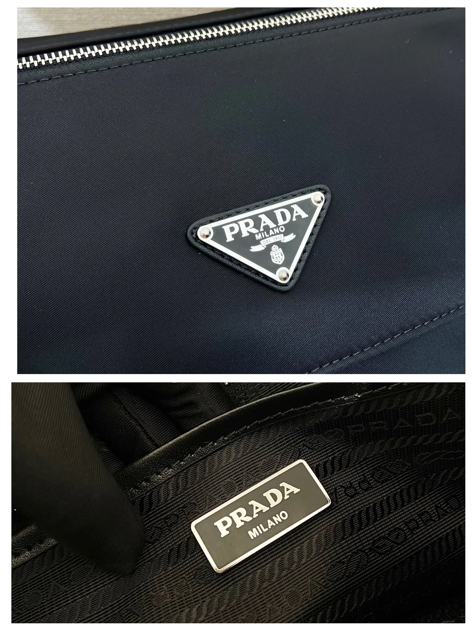 💰1100🎉Upgraded Messenger Bag🎉BD671B😘😘 This upgraded version is made of imported nylon fabric and calfskin piping. Adjustable fabric shoulder strap. Stainless steel hardware. Triangular enamel logo plate. Zipper and buckle closure. Two outer pockets, including one flap zipper pocket. Two inner pockets, including one zipper pocket. , suitable for both men and women🤙🤙lightweight and practical👏🏻👏🏻, length 30x height 25x bottom 12cm🤙🤙🤙💰💰💰