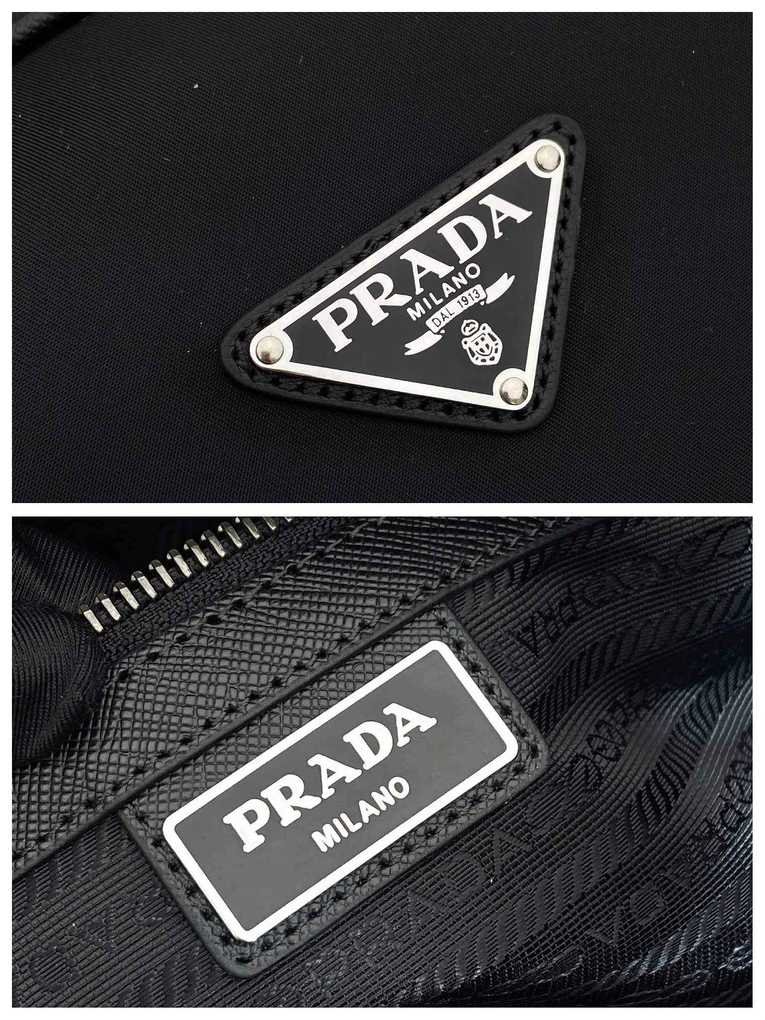 💰1520🎉New travel bag🎉2VC014🎉🎉 This Re-Nylon travel bag is decorated with exquisite Saffiano leather trim, presenting a modern and elegant charm. The detachable shoulder strap makes it easy to carry, and the signature metal triangle logo highlights the brand's style. Large capacity, light and practical, a must-have for travel🎉🎉 Length 45x Height 27x Bottom 23cm🎉🎉🎉💰💰💰
