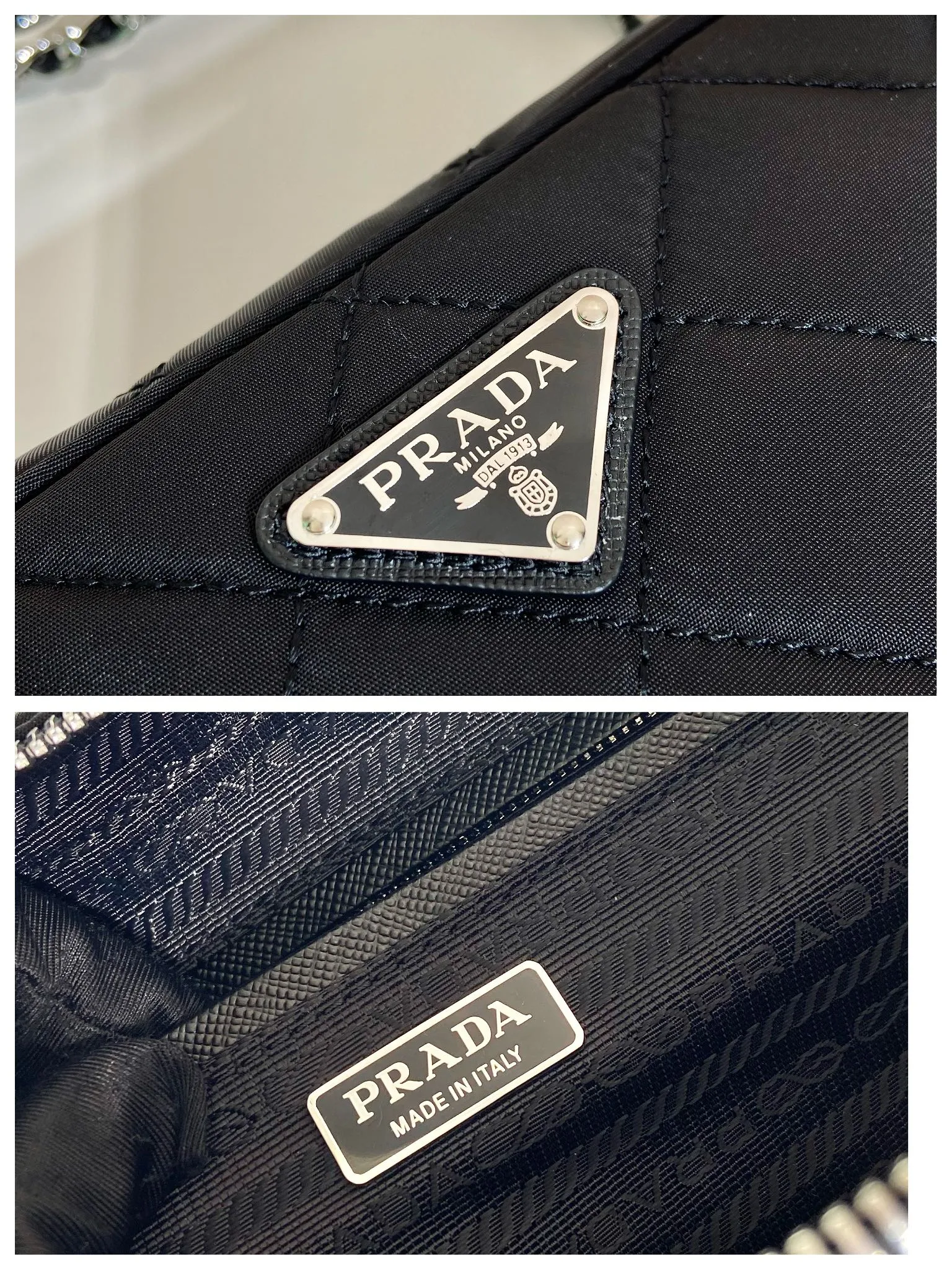 💰1260🎉Second-hand camera bag🎉1BD642🎉🎉 This second-hand camera bag is made of imported nylon fabric, white hardware, complex hand-stitched pattern design, equipped with 2 portable irons and a detachable and adjustable long shoulder strap. The upper body effect is cool and good-looking😝Simple, casual and fashionable, for babies. Hurry up and get it🎉🎉 Length 22x Height 16x Bottom 6.5cm🎉🎉🎉🎉