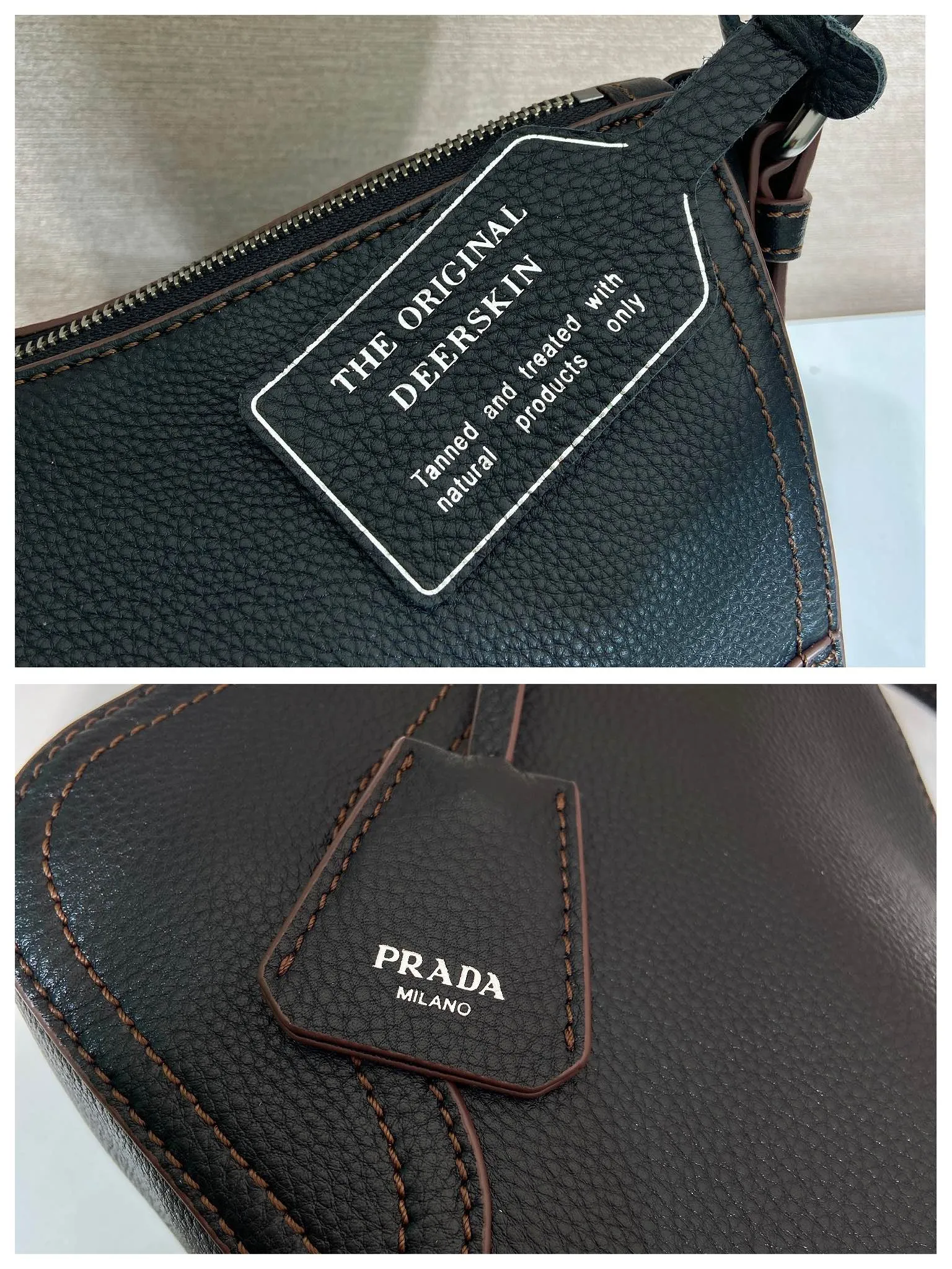 💰1760🎉New🎉1BC280🎉🎉 This new interpretation of the iconic Aimée bag celebrates the P family’s heritage with a design reminiscent of a travel theme. The unique hobo silhouette adds a new element, as the leather is richly textured and exhibits fine, irregular textures for a natural and refined effect. Reinforced corners inspired by travel bags highlight the craftsmanship and timeless character of this style. Detachable keychain/hot tag with large capacity and a popular style that will never go out of style🎉🎉Babies, hurry up and get it🎉🎉 Length 36x Height 20x Bottom 11cm🎉🎉💰💰💰