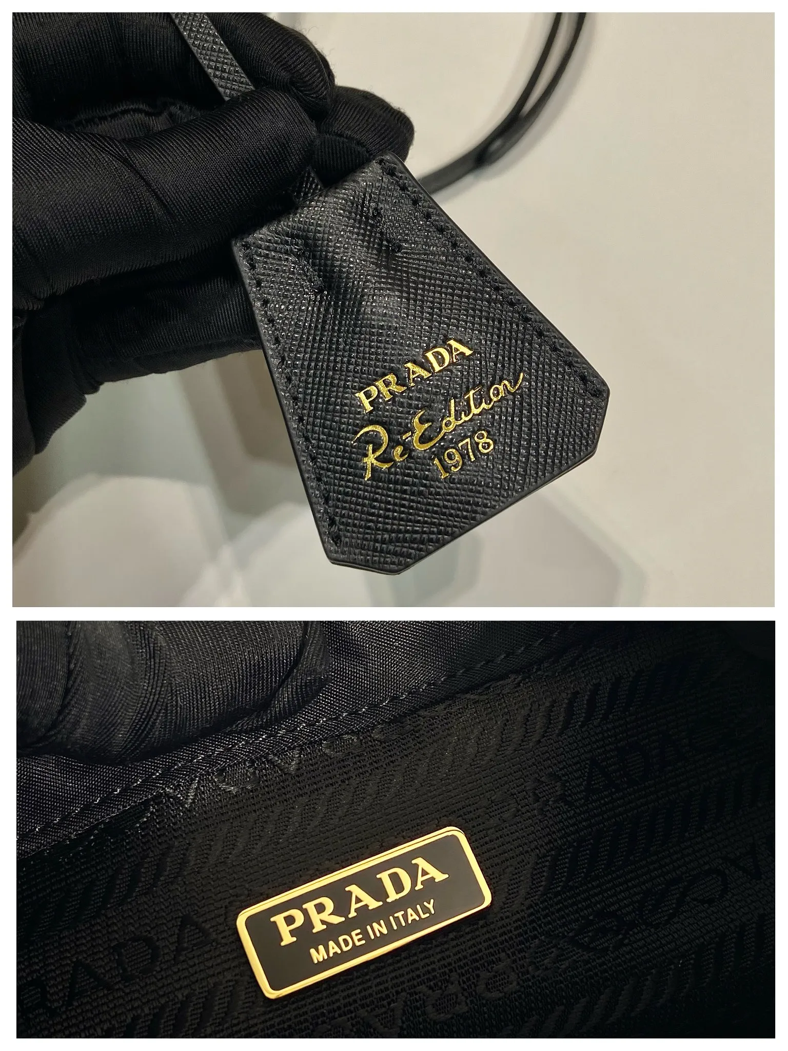💰760🎉New bucket bag🎉1BE067 upgraded version🎉🎉 This bucket bag is made of imported nylon fabric and top-grade gold hardware, which carries the brand’s original and unique expression of extraordinary beauty. Comes with a detachable and adjustable long leather shoulder strap and leather keychain. Large capacity, light and practical🎉🎉Another popular style that will never go out of style🎉 Length 15.5x Height 19.5x Bottom 10cm