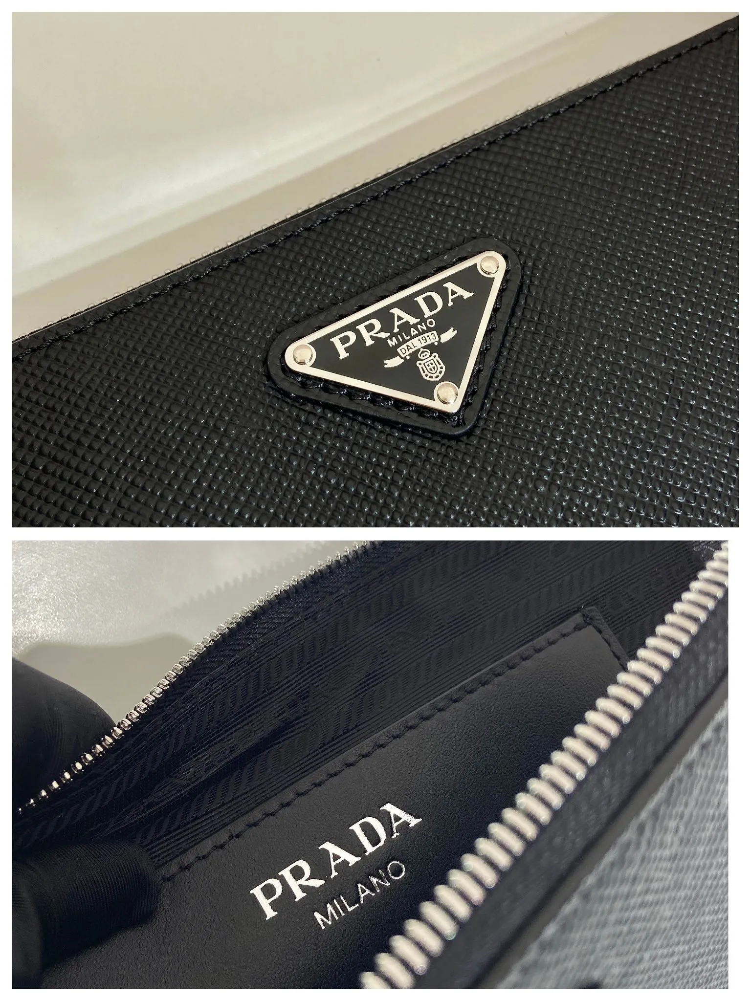 💰960🎉New style handbag🎉2NH024 small size🎉🎉This men's handbag is made of cross grain cowhide. Equipped with a detachable handle strap and a 7-character pull design. Simple and elegant super slim model, light and practical, if you like it, hurry up and get it🎉🎉 Length 24x Height 17cm🎉🎉🎉👏👏👏