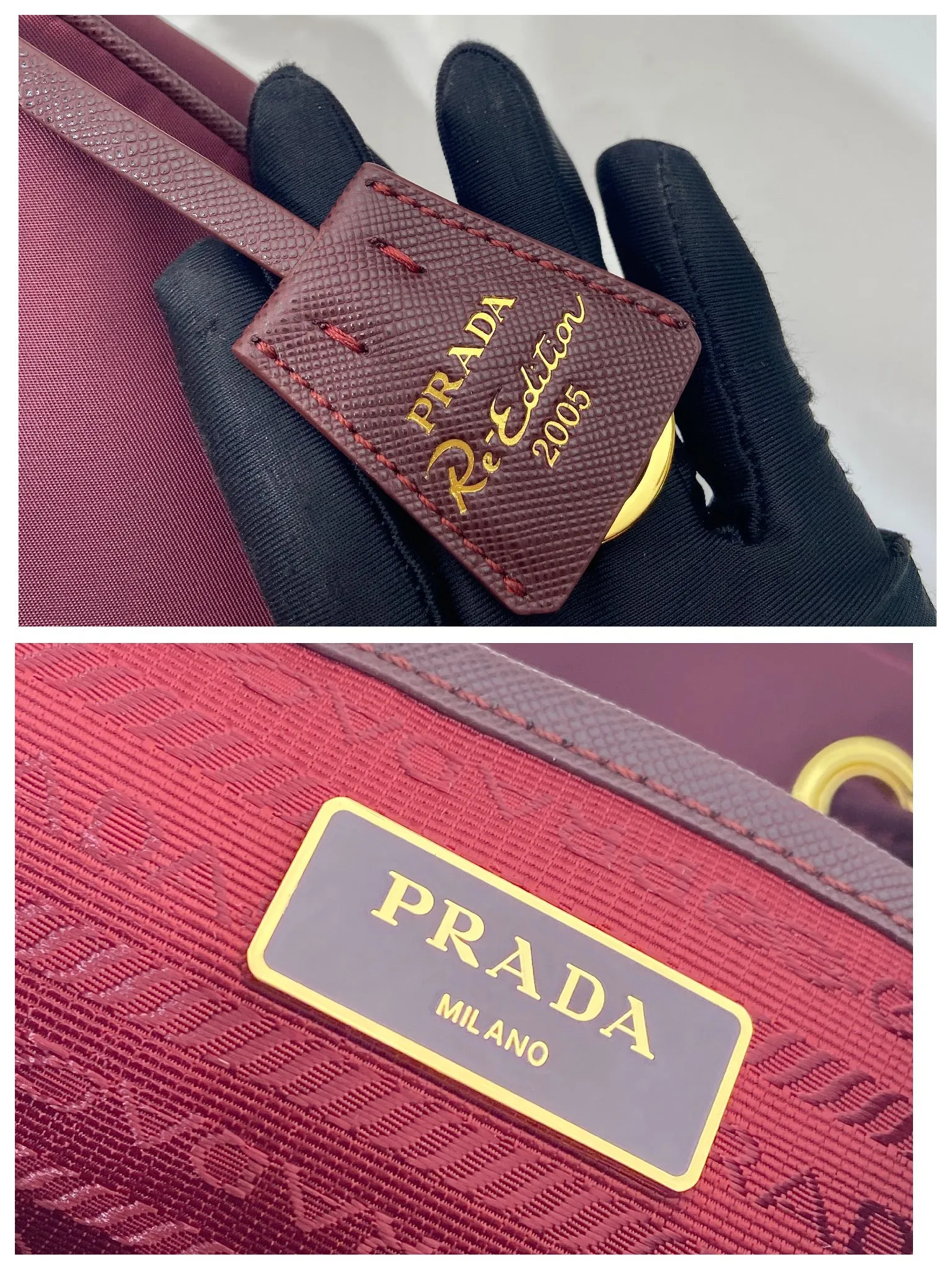 💰1040🎉Gold buckle classic backpack🎉1BZ677 gold hardware🎉🎉 This practical and innovative backpack is made of imported nylon fabric, adjustable shoulder straps and woven handles, removable Re-Edition leather key ring, front buckle flap pocket, enameled metal triangle logo on the flap, drawstring closure, logo-printed Re-Nylon lining with two interior pockets, one of which is zippered and has a large room. Classic and practical, it is a popular style that will never go out of style🎉🎉 Length 23.5x Height 28x Bottom 12cm🎉🎉🎉👏👏👏