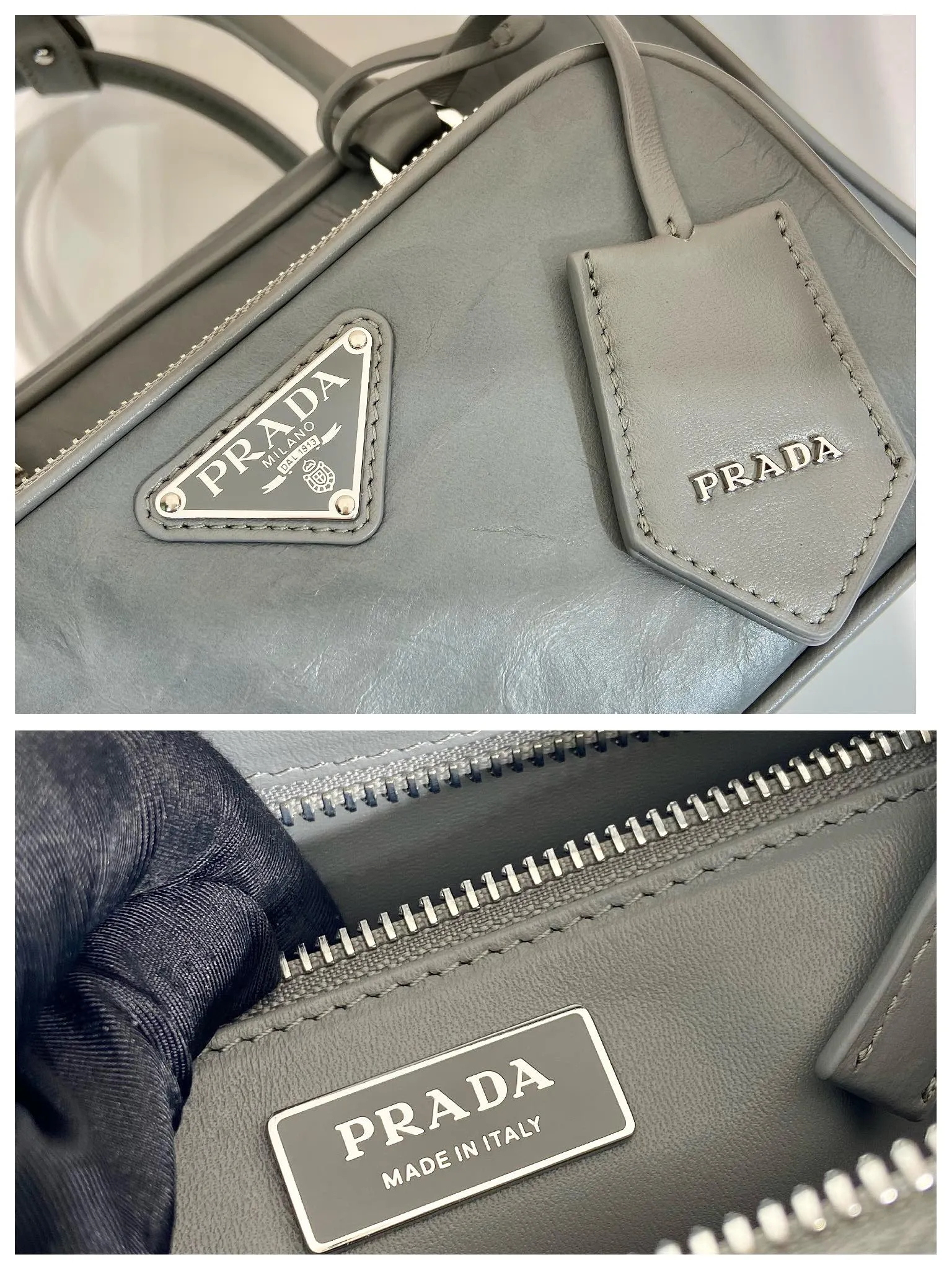 💰1800🎉New Boston🎉1BB099 catwalk style🎉🎉 This casual and classic handbag is made of soft sheepskin inside and out. The hand-made pleat effect is particularly fashionable. It is equipped with a detachable long shoulder strap and a small coin purse. The body is equipped with a front pocket design and large capacity. It was also unveiled in the 2023 spring and summer series fashion show. The upper body effect must be eye-catching. Babies, hurry up and get it🎉🎉 Length 24x height 12.5x bottom 7cm🎉