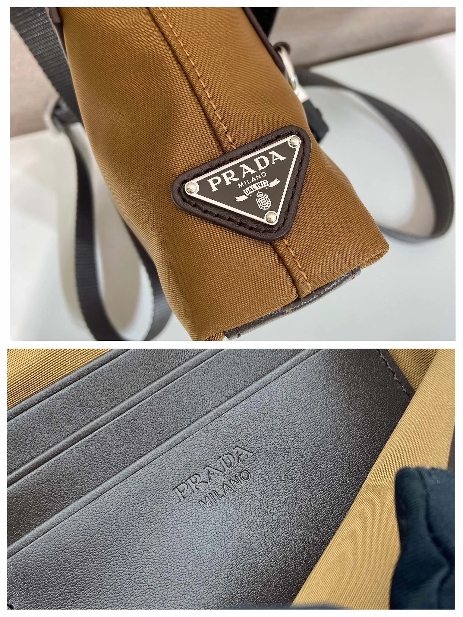 💰920🎉New 🎉2ZT071 Cell Phone Case🎉🎉 This sophisticated and modern smartphone case is made of Re-Nylon. Versatile accessory with leather details and practical removable and adjustable shoulder strap. An enameled metal triangle logo adds a signature note. Equipped with two card slots🎉🎉, the upper body effect is fashionable and classy, ​​hurry up and get it, it is another popular style that will never go out of style🎉🎉 Length 19x height 13x bottom 5.5cm🎉🎉🎉💰💰💰
