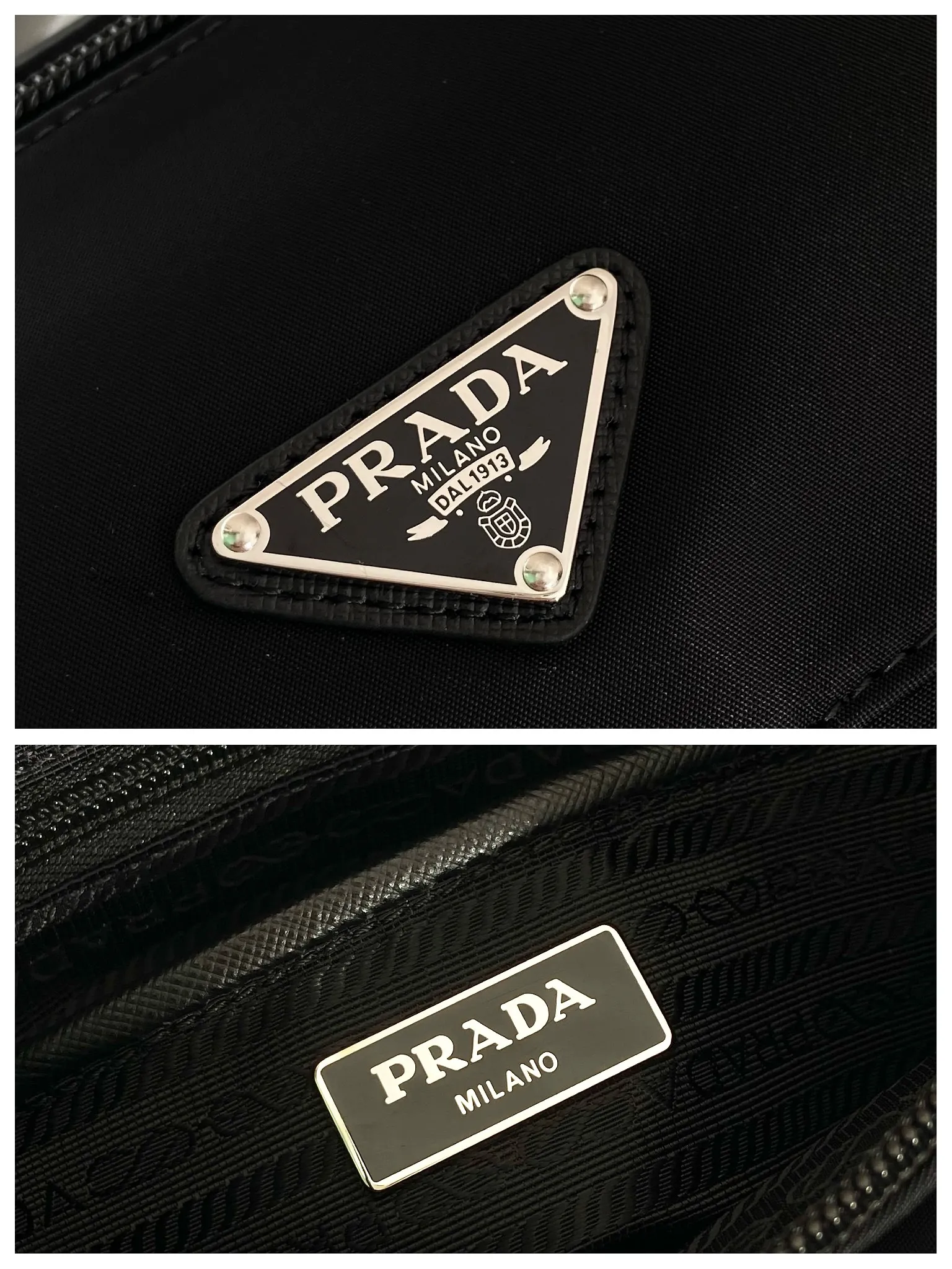 💰1020🎉Upgrade board🎉1BD994B with small bag🎉🎉 This model is made of imported nylon material and Saffiano leather piping, adjustable fabric shoulder straps, stainless steel accessories, upgraded design with a detachable pouch on the shoulder strap, triangular enamel logo plate, zipper and buckle closure, two outer pockets, one of which is a flap zipper bag, two inner pockets, 165 OEM code, lightweight and practical👏🏻👏🏻Unisex style🙊🙊 Length 25 height 22 bottom 10cm🤙🤙🤙💰
