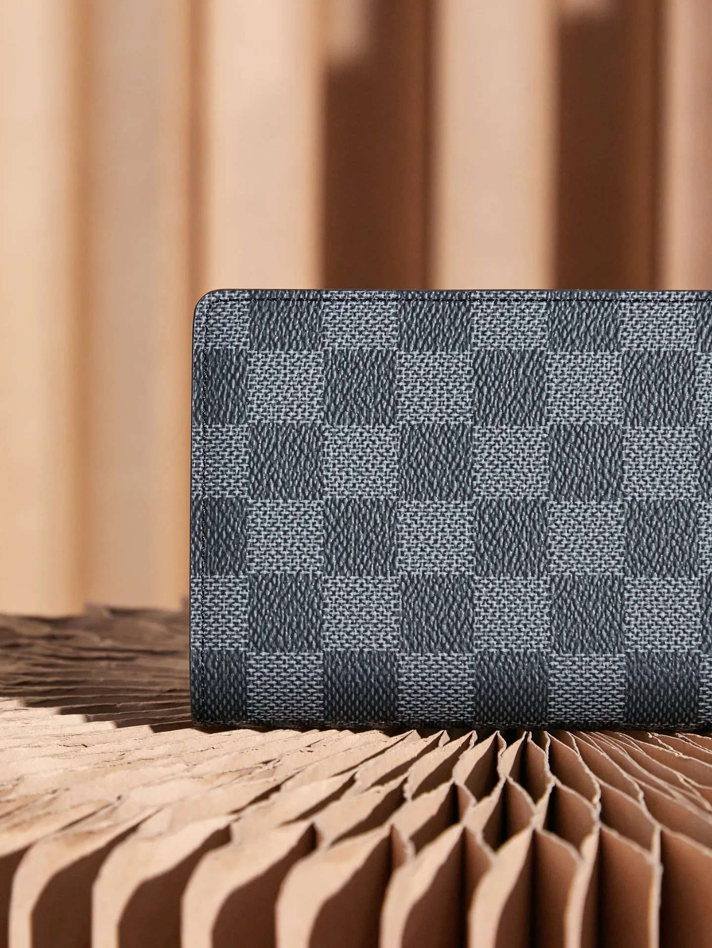 P¥240 👉nfc163C01 dynamic chip version👈 [Top inspection-free] BRAZZA wallet N62665 black grid suit clip long clip Product details: for reference