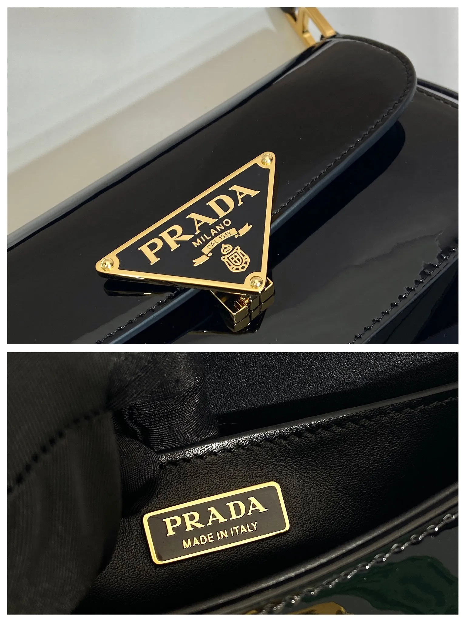 💰1500🎉Patent leather armpit bag🎉1BD345 patent leather🎉🎉 The smooth arc design gives this shoulder bag a sophisticated and modern charm. Versatile style, equipped with 2 long and short shoulder straps/adjustable, suitable for use as a handbag or shoulder bag/crossbody. Modern patent cowhide leather is the icing on the cake. Presented in a clamshell silhouette, it combines sophistication with functionality. Another hit that will never go out of style, babies. Hurry up and get it🎉🎉 Length 24x height 11x bottom 4cm