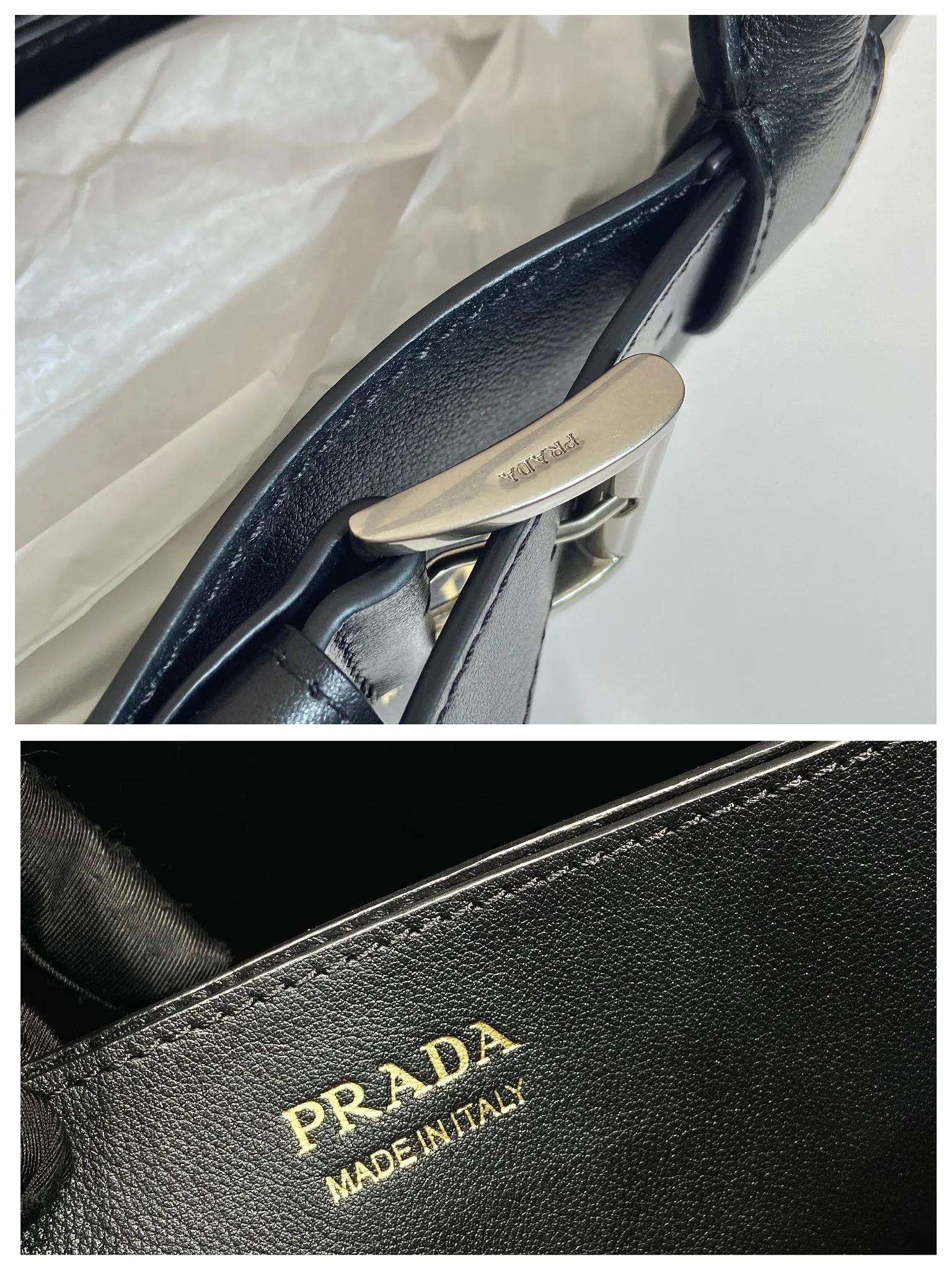 💰2100🎉New women's bag🎉1BA416 large🎉🎉 This handheld women's bag is made of imported calfskin, with imported sheepskin lining. Simple lines and exquisite elements interweave, interpreting the design aesthetic of both elegance and functionality. It not only embodies the modern and simple style, but also comes with replaceable straps and detachable and adjustable long shoulder straps, adding a unique personality embellishment to the entire look. Modern and versatile. Babies who like it, hurry up and get it🎉🎉 Length 37.5x Height 27.5x Bottom 14cm🎉🎉🎉👏👏👏