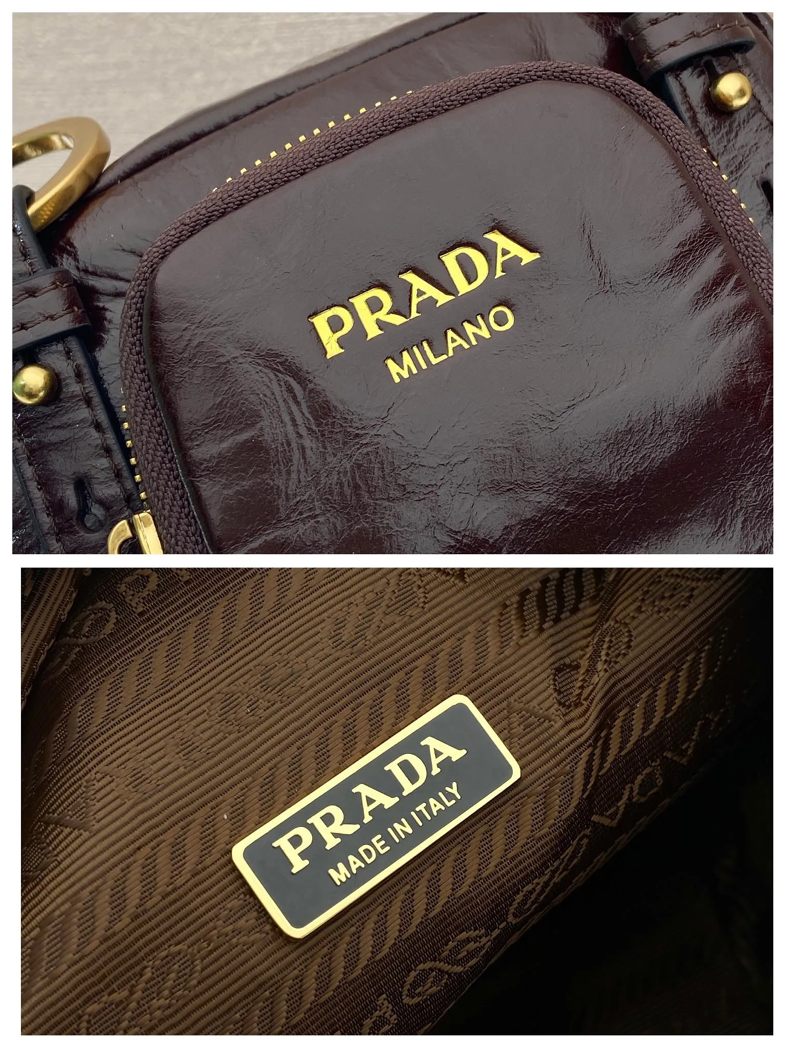 💰1500🎉New oil wax leather🎉1BB137 small size🎉💰 This new square handbag is made of soft oil wax leather with a retro feel. Retro metal hardware and zipper pockets with archive elements highlight the retro charm. It has large capacity and can be carried by hand or shoulder strap. The upper body effect is fashionable and towering. It is also a popular style that will never go out of style. Get it now🎉 Length 14x Height 14x Bottom 13.5cm🎉🎉🎉💰💰💰