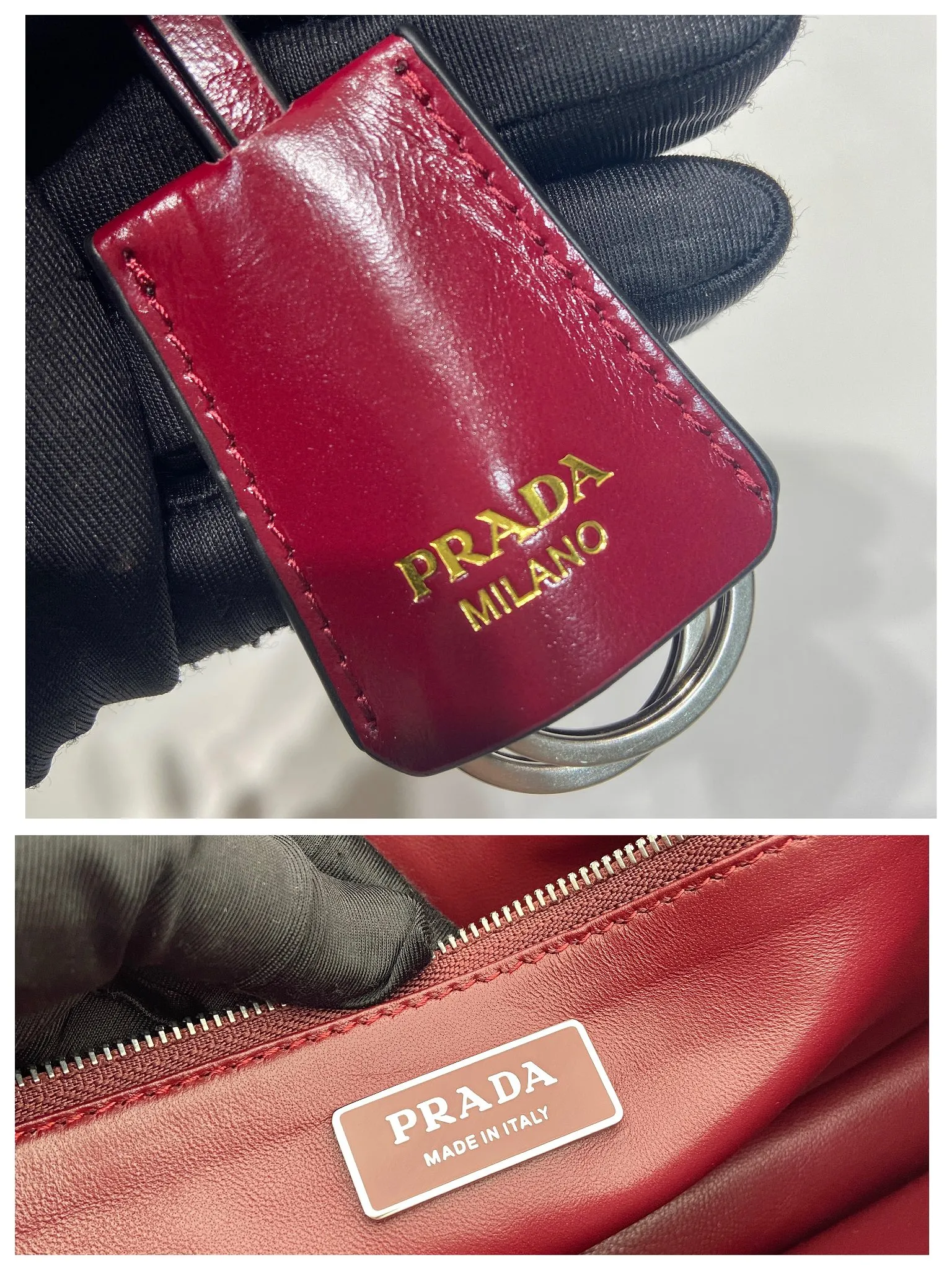 💰1900🎉New Pen Holder Bag🎉1BN024 Large🎉🎉 This leather handbag is inspired by the crisp and formal briefcase. It has a delicate and shiny texture and reinterprets the classic office style silhouette with a new attitude. Designed with exquisite soft details, it adds gentleness and versatile charm to the bag's classic shape. The classic vertical lock buckle embellishes the details, and it is equipped with a long handle, which can be carried over the shoulder, making it more practical. Another popular style that will never go out of style, hurry up and get it🎉🎉 Length 38x Height 17.5x Bottom 11cm🎉🎉🎉💰💰💰