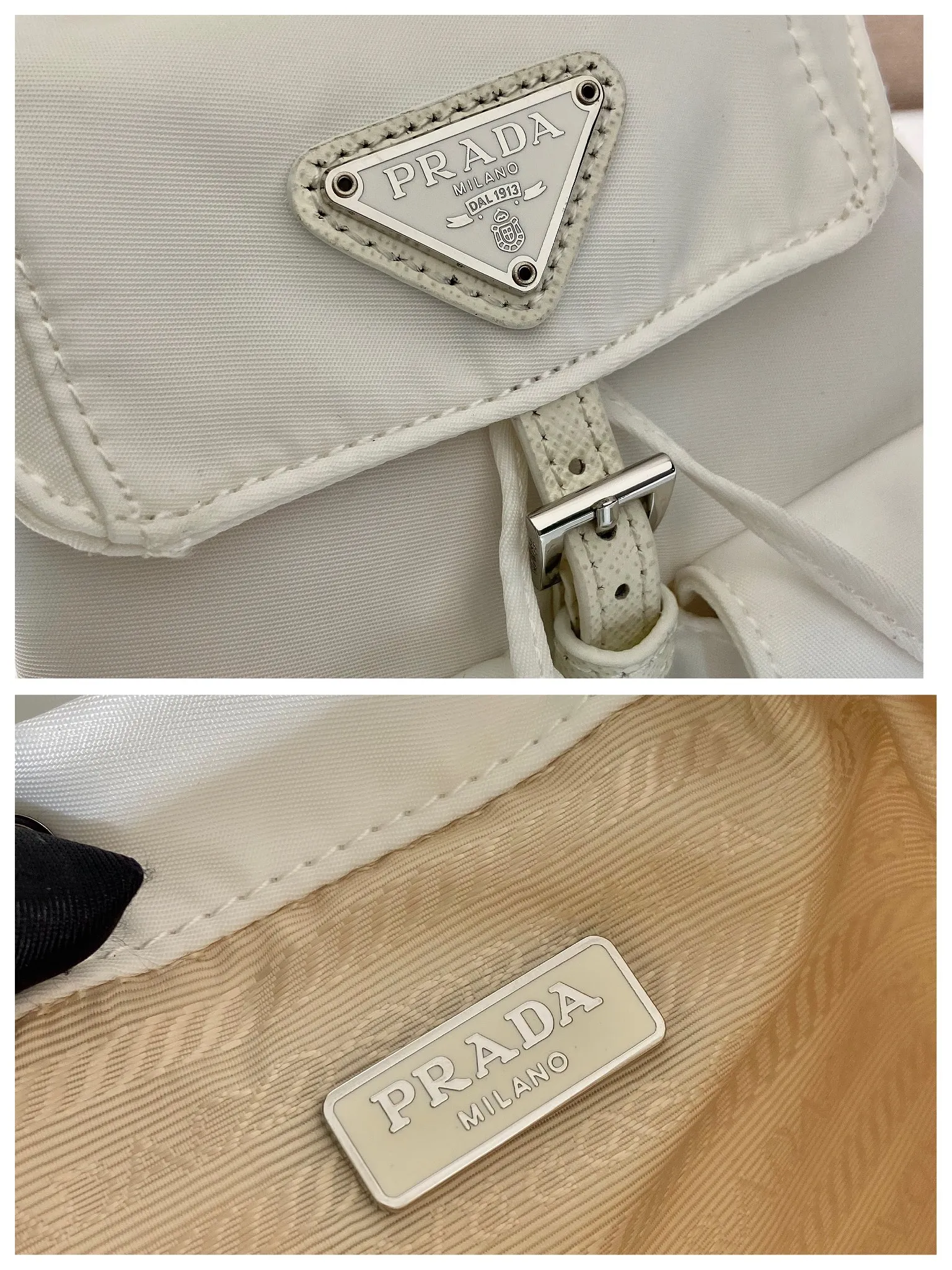 💰860🎉Mini Backpack🎉1BH029 Upgraded Version🎉🎉 This universal backpack with simple lines can be transformed into a handbag through the detachable shoulder strap, highlighting its practicality. Detachable chain shoulder strap, front flap pocket with buckle, super cute😍The capacity is practical. It is another grass planted permanently by Internet celebrities. Hurry up and get it🎉🎉Length 17xHeight 18.5xBottom 8cm🎉🎉🎉👏👏👏